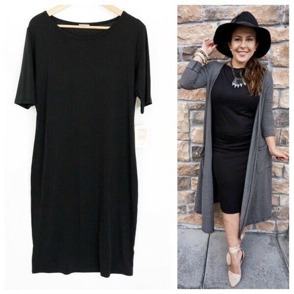 Black Lularoe Julia Dress